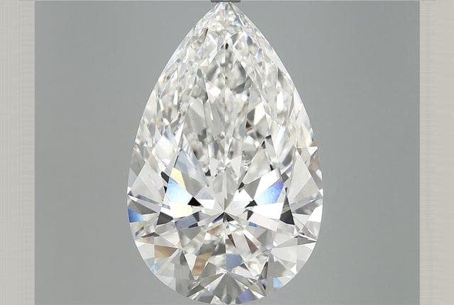 10.33ct | Pear | F | VVS2 | Ideal