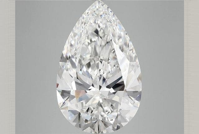 8.28ct | Pear | E | VVS2 | Ideal