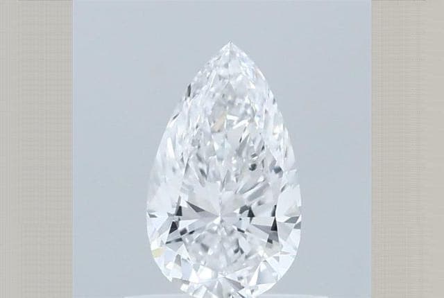 0.56ct | Pear | D | VVS2 | Good