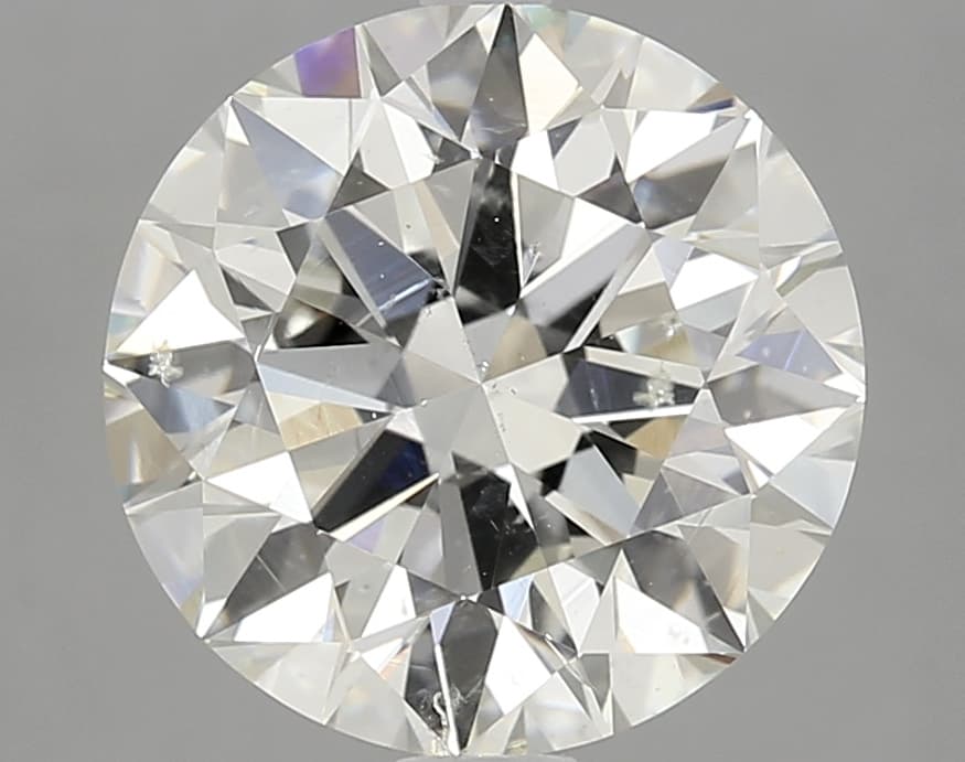 GIA | 4ct | Round | J | SI2 | Excellent