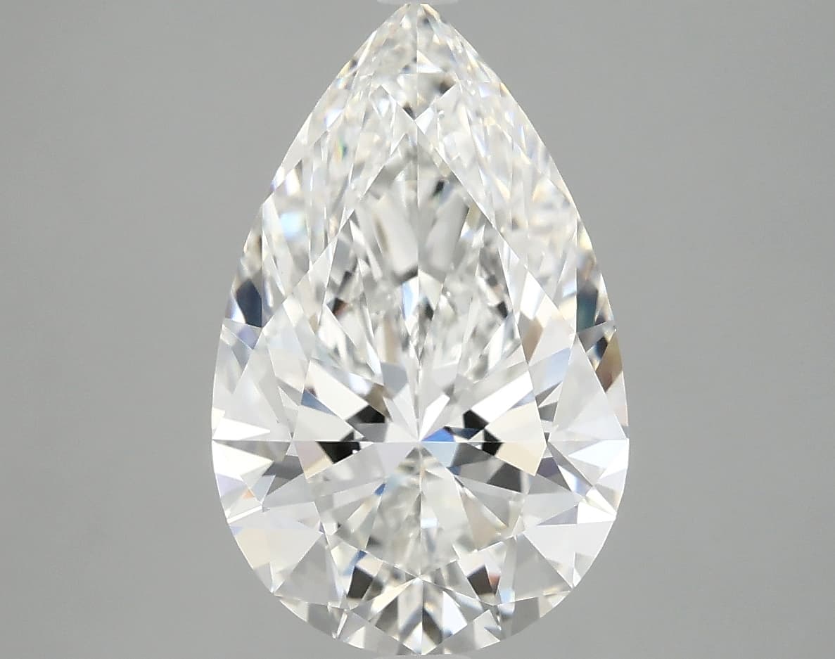 IGI | 3.82ct | Pear | F | VVS2 | Excellent
