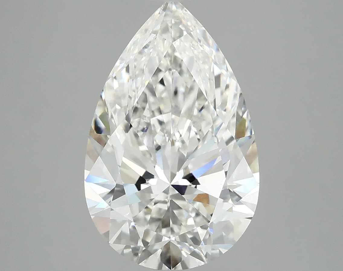 IGI | 3.94ct | Pear | E | VVS2 | Excellent