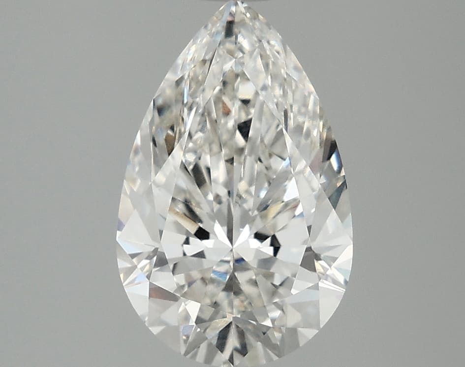 IGI | 2.84ct | Pear | G | VVS2 | Excellent