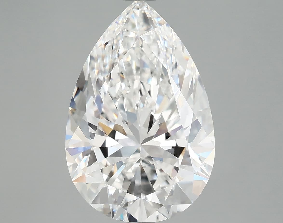 IGI | 4.93ct | Pear | E | VVS2 | Excellent