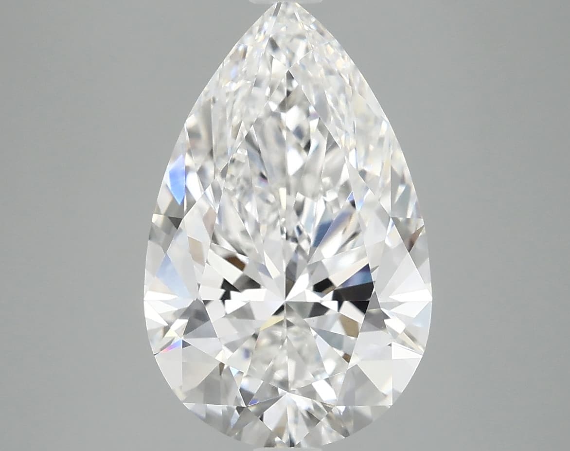 IGI | 3.96ct | Pear | E | VVS2 | Excellent