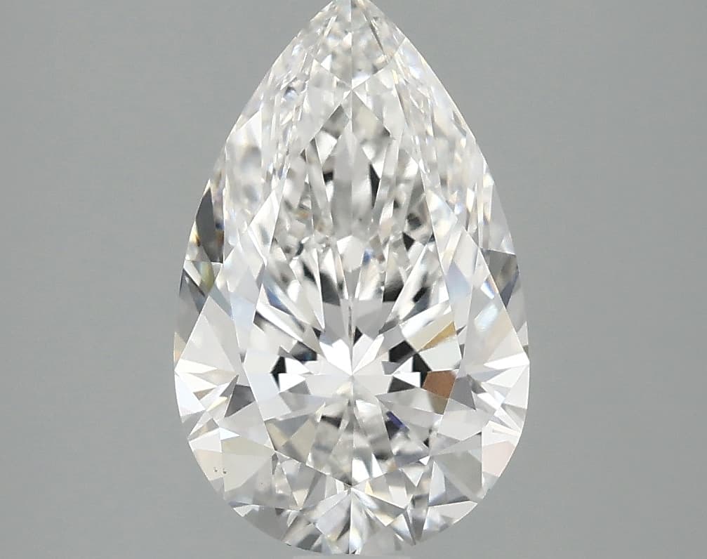 IGI | 2.4ct | Pear | F | VS1 | Excellent