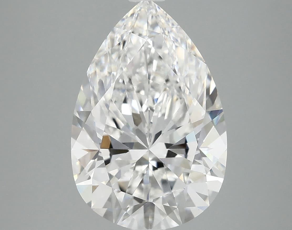IGI | 3.94ct | Pear | E | VVS2 | Excellent