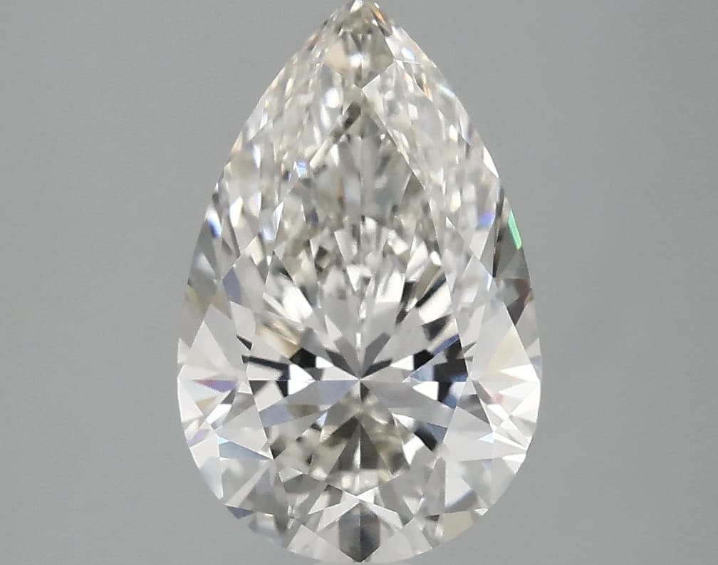 IGI | 2.59ct | Pear | H | VVS2 | Excellent