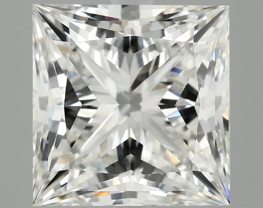 IGI | 5.08ct | Princess | F | VVS2 | Excellent