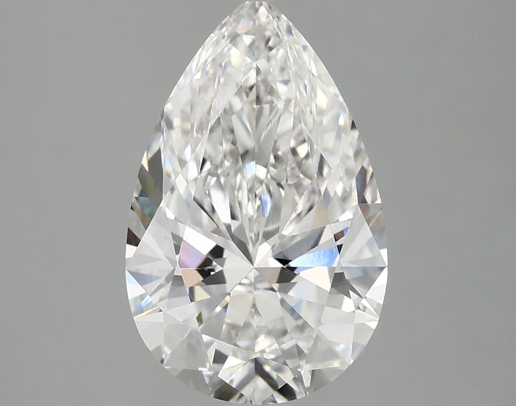 IGI | 2.45ct | Pear | F | VS1 | Excellent