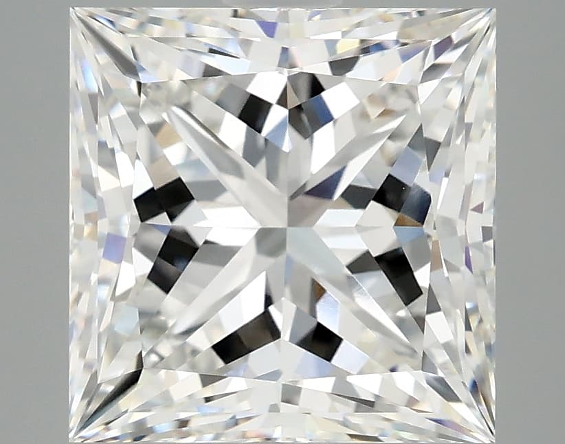 IGI | 5.09ct | Princess | F | VVS2 | Excellent