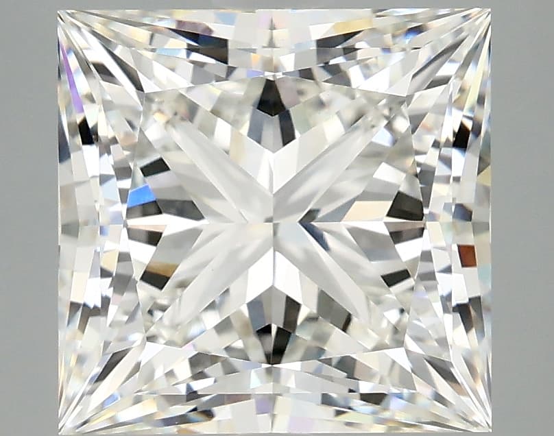 IGI | 5.09ct | Princess | F | VVS2 | Excellent