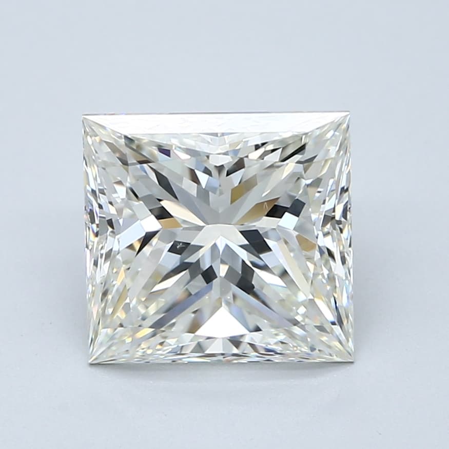 GIA | 4.02ct | Princess | J | VS1 | Excellent