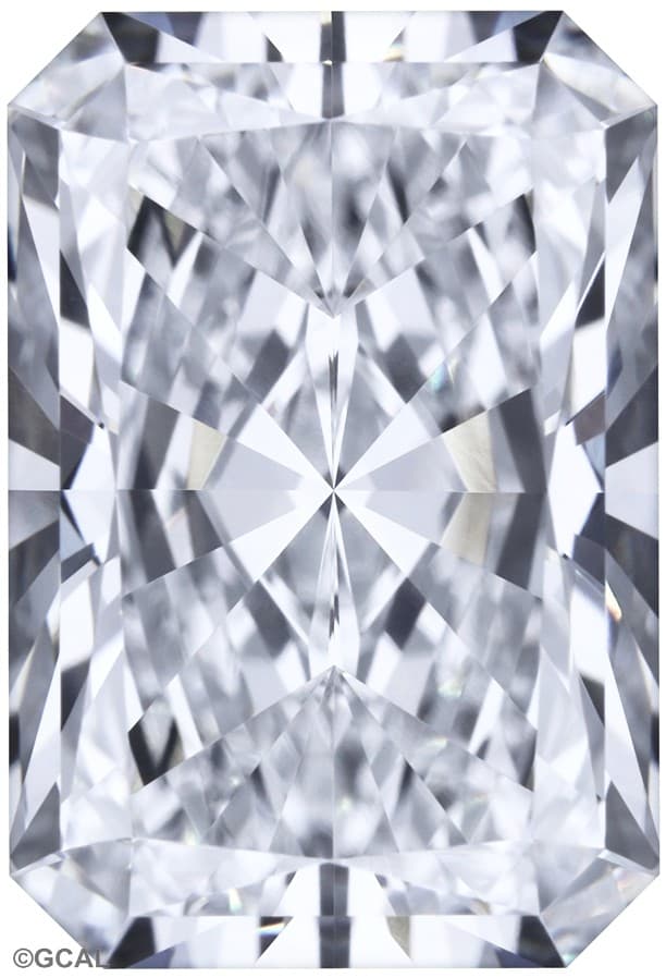 GCAL | 3.21ct | Radiant | D | VVS2 | Ideal
