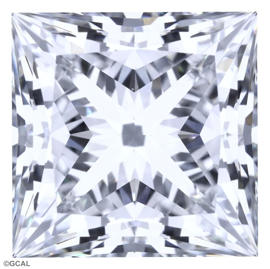 4.56ct | Princess | D | VVS2 | Ideal