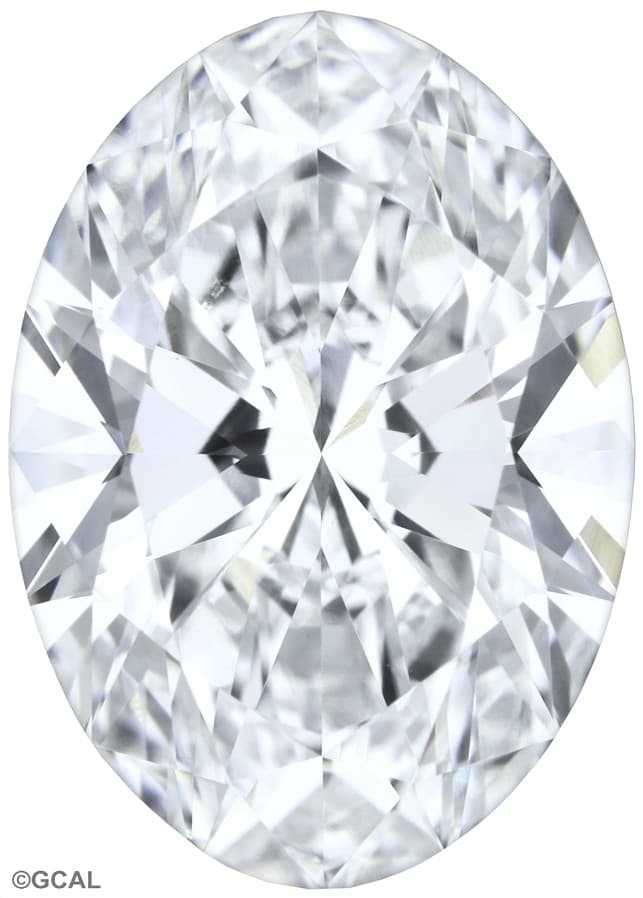 GCAL | 2.5ct | Oval | D | VVS2 | Ideal
