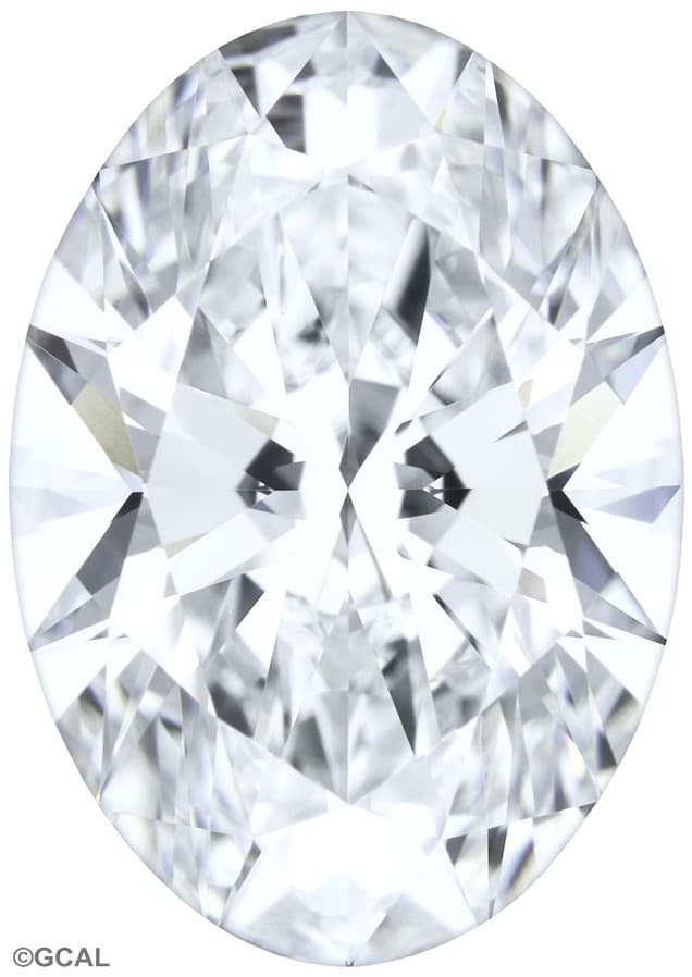 GCAL | 2.5ct | Oval | D | VVS2 | Ideal