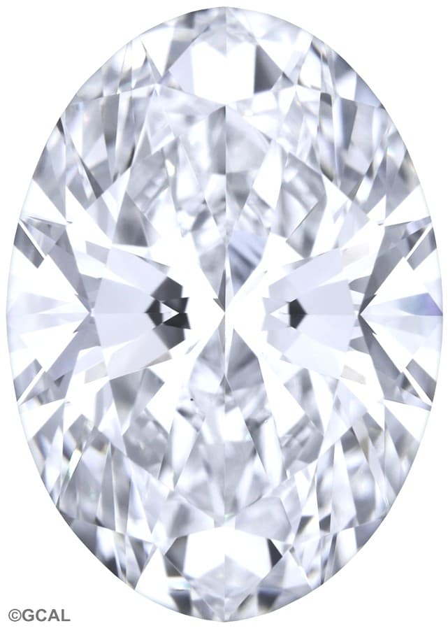 GCAL | 2ct | Oval | D | VS1 | Ideal