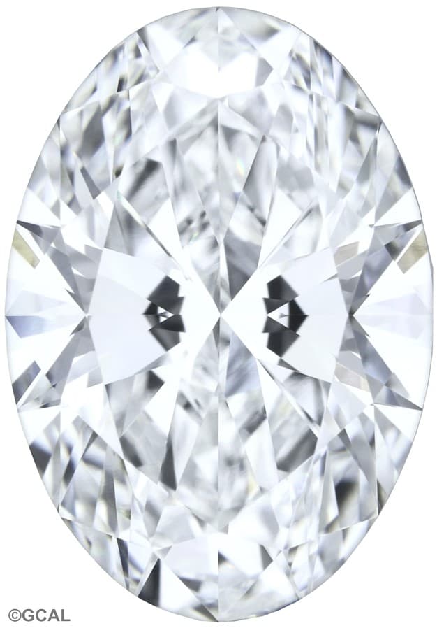 GCAL | 2.5ct | Oval | D | VVS2 | Ideal