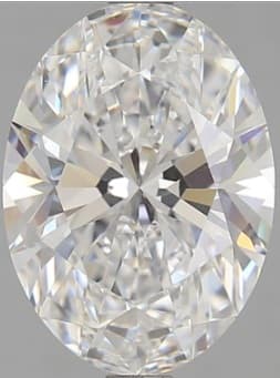 GIA | 3.4ct | Oval | D | VVS1 | Excellent
