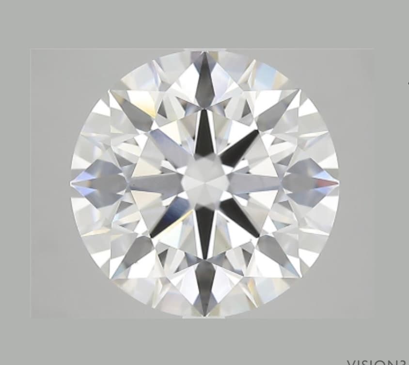 GCAL | 5.72ct | Round | F | VS2 | Excellent