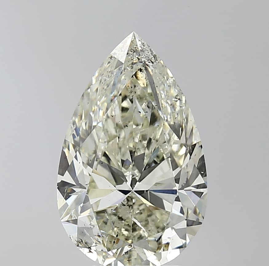IGI | 4.02ct | Pear | J | SI2 | Very Good