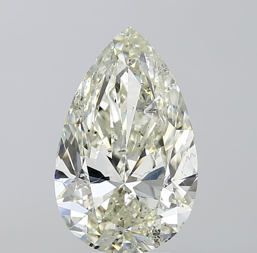 IGI | 4.01ct | Pear | J | SI2 | Very Good