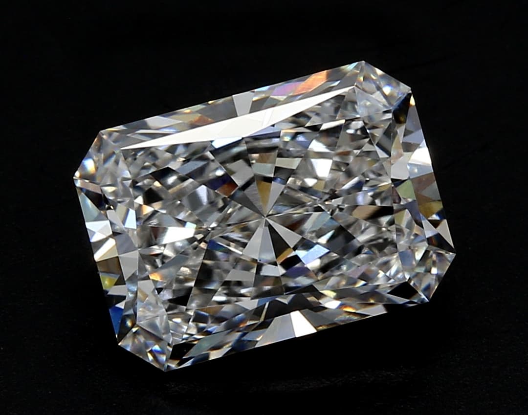 6.58ct | Radiant | F | VVS2 | Excellent