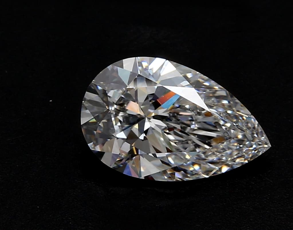 3.47ct | Pear | D | VVS2 | Excellent