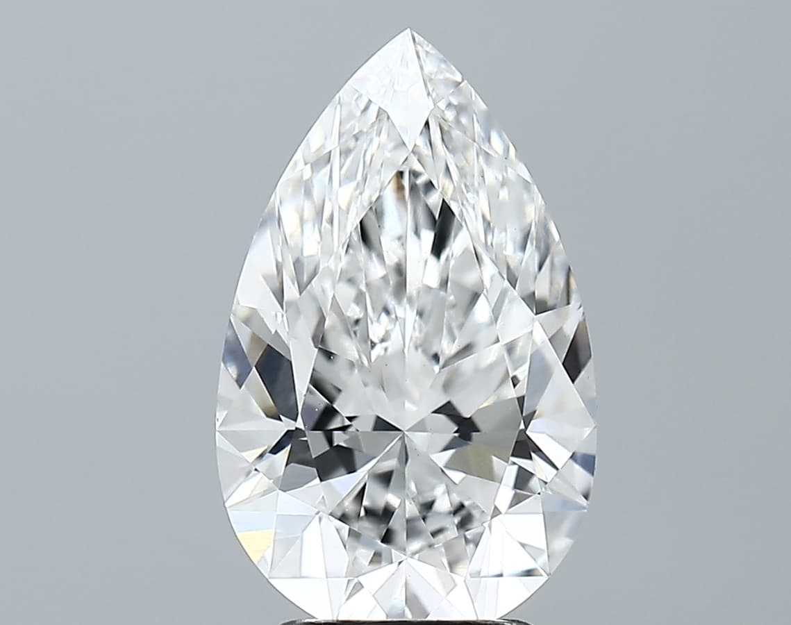 GIA | 3.21ct | Pear | E | VS1 | Ideal