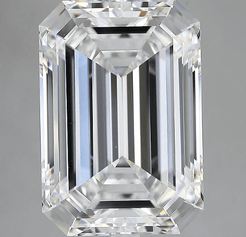 10.74ct | Emerald | F | VVS2 | Ideal