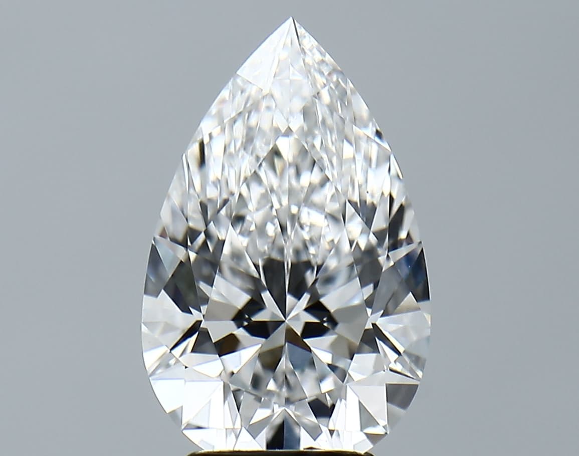 GIA | 3.62ct | Pear | E | VS1 | Ideal