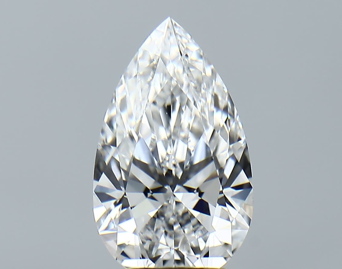 IGI | 2.9ct | Pear | E | VVS2 | Excellent