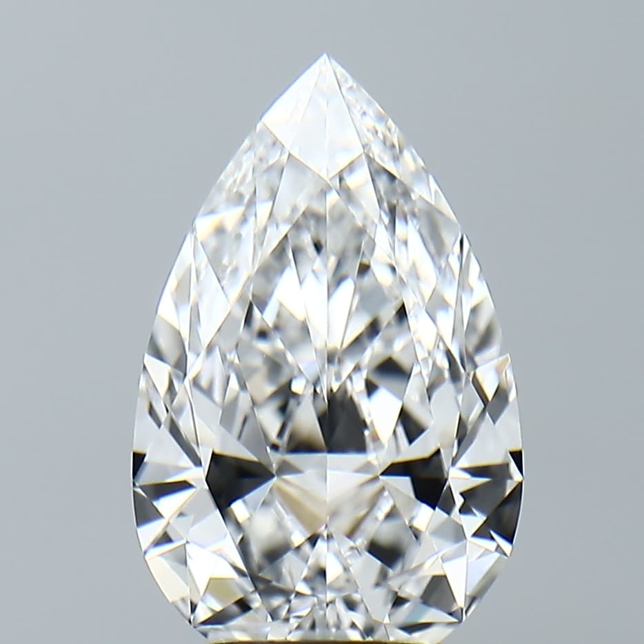 IGI | 3.11ct | Pear | E | VVS2 | Excellent