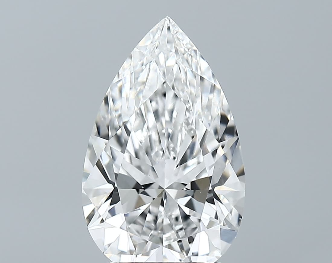 GIA | 3ct | Pear | E | VVS2 | Excellent