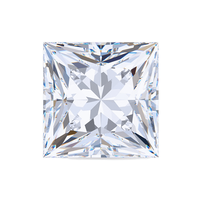 IGI | 2.9ct | Princess | E | VVS2 | Ideal