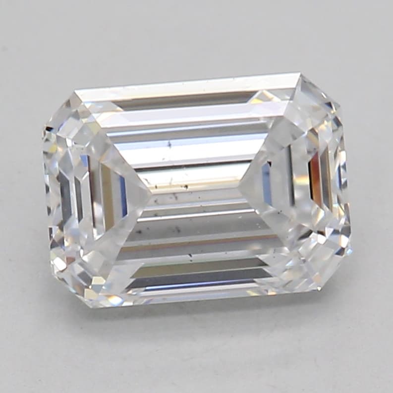 GCAL | 0.91ct | Emerald | D | SI1 | Excellent