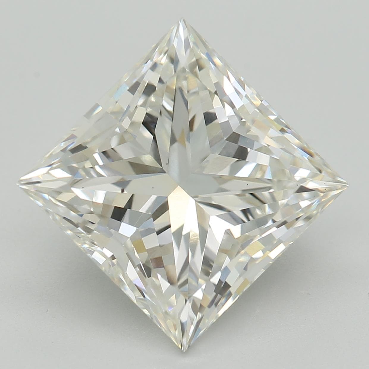 IGI | 3.74ct | Princess | H | VS2 | Ideal