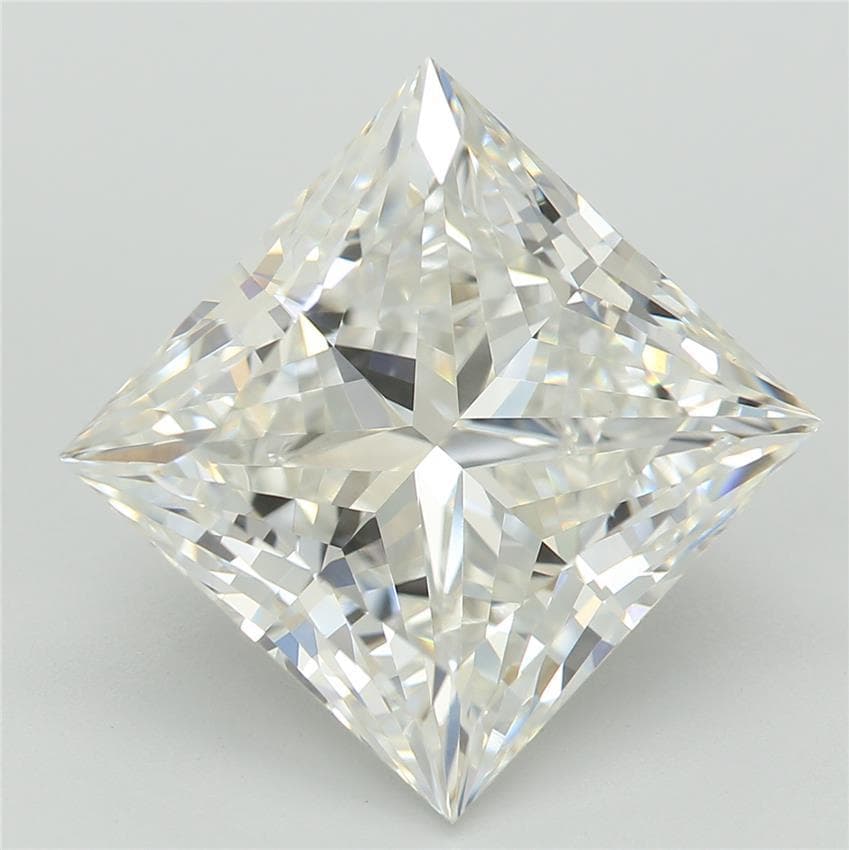 IGI | 5.57ct | Princess | F | VVS2 | Ideal