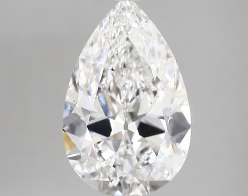 IGI | 3.62ct | Pear | E | VVS2 | Ideal