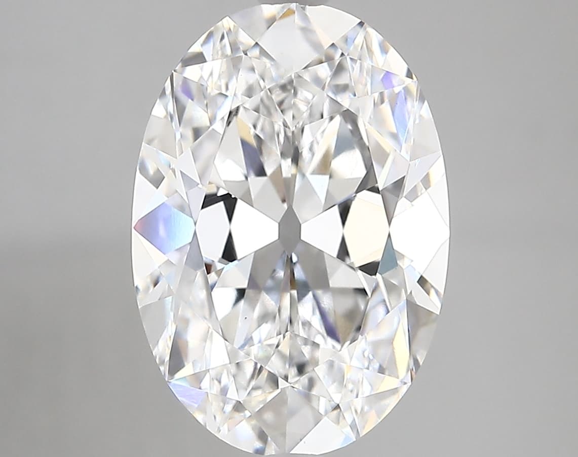 IGI | 4.3ct | Oval | D | VVS2 | Ideal