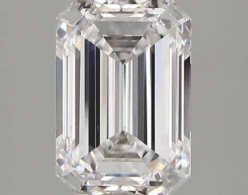 2.86ct | Emerald | D | VVS2 | Excellent