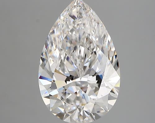 IGI | 2.84ct | Pear | E | VVS2 | Excellent