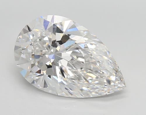 IGI | 3.41ct | Pear | E | VVS1 | Excellent