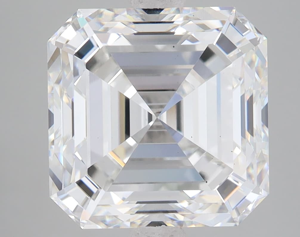 6.28ct | Asscher | F | VS2 | Ideal