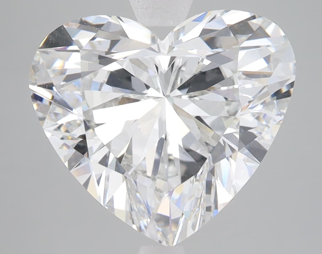 4.73ct | Heart | F | VVS2 | Excellent