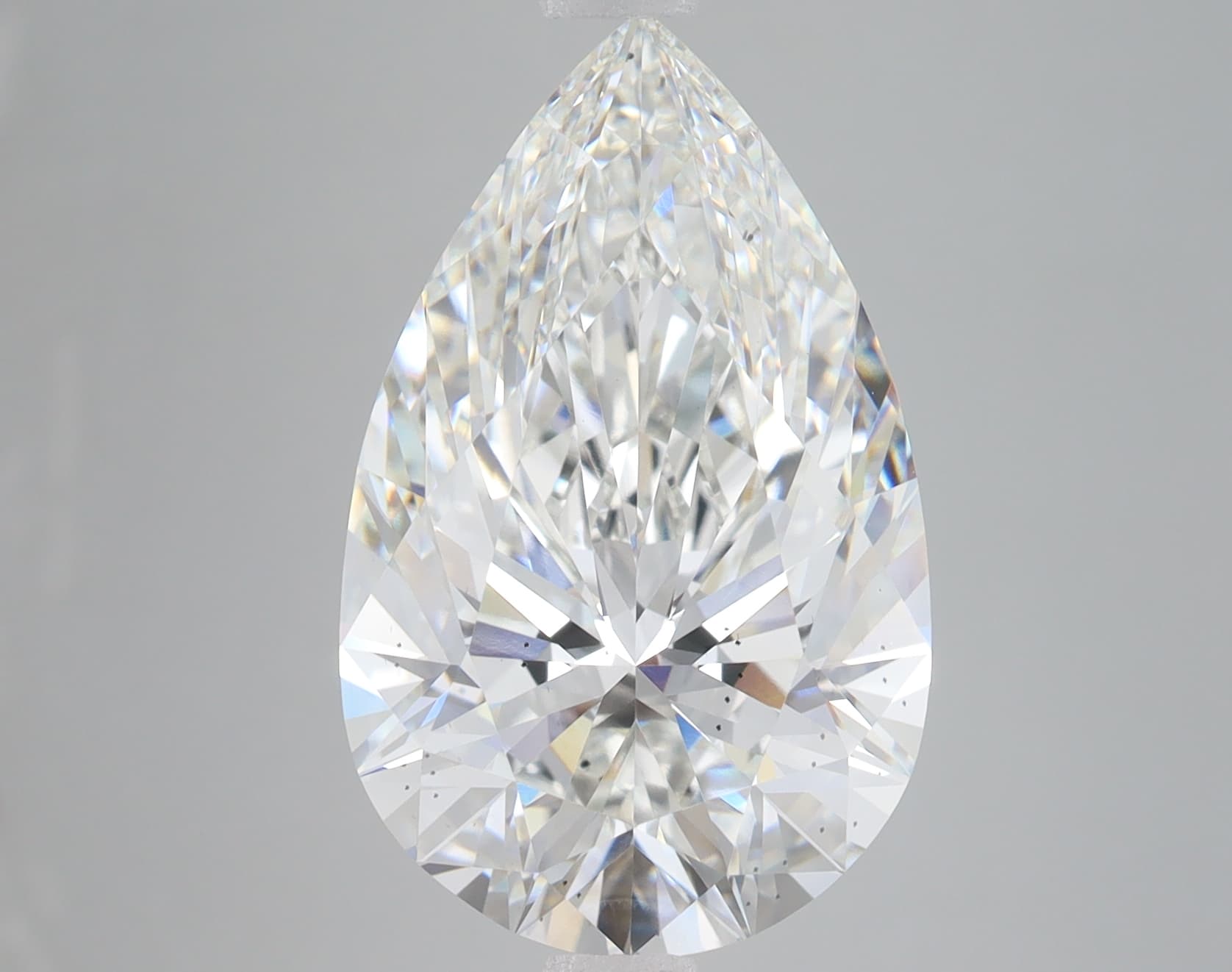 IGI | 8.1ct | Pear | F | VS2 | Excellent