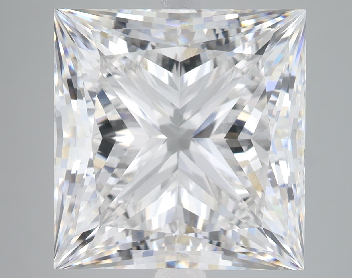 IGI | 8.78ct | Princess | E | VVS2 | Ideal