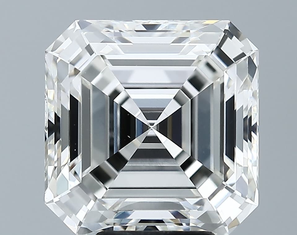 6.09ct | Asscher | H | VS1 | Ideal