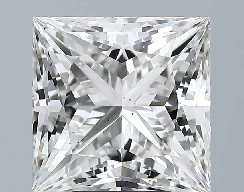 5.26ct | Princess | H | VS2 | Ideal